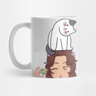 Broken girl - Dark Meme, Break Up Artwork Mug